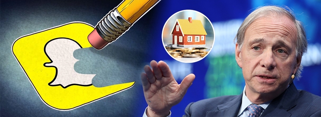 Snap大跌拖垮納指,鱷王達里奧指現時股票比現金更垃圾。