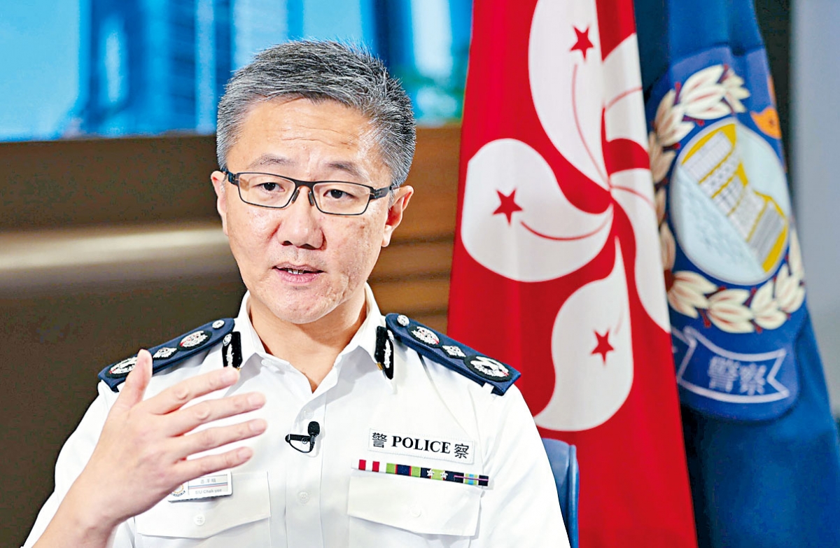 警務處處長蕭澤頤提醒大家要慎防電話騙案，如有任何疑問可向警方查詢。