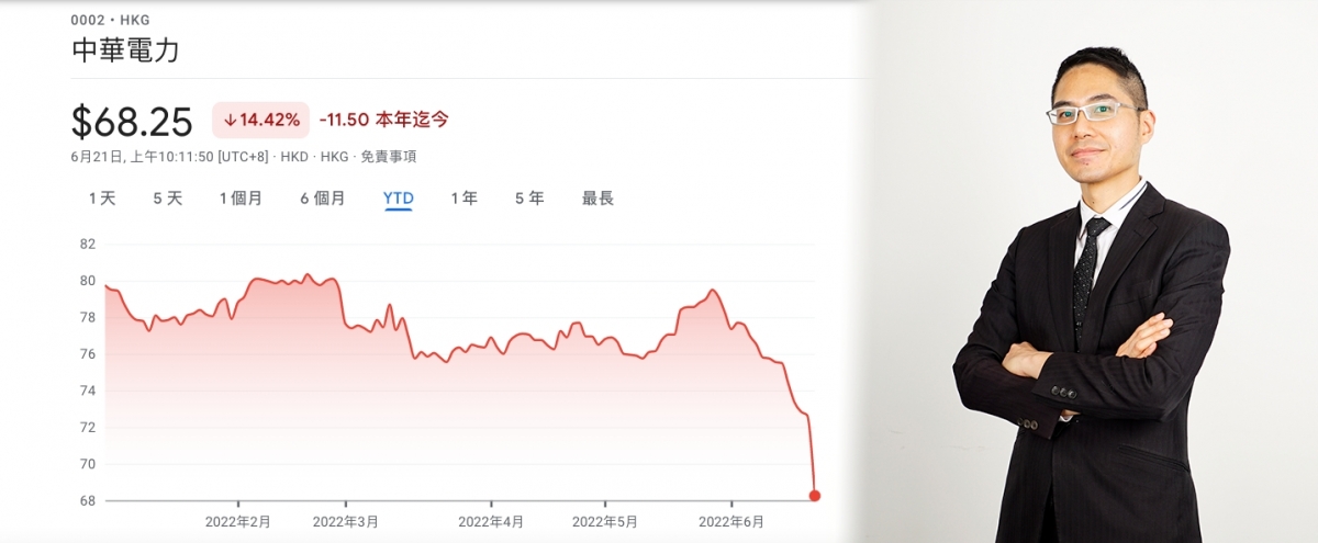股評人聶振邦認為,若買股收息,有很多選擇都要比中電好。