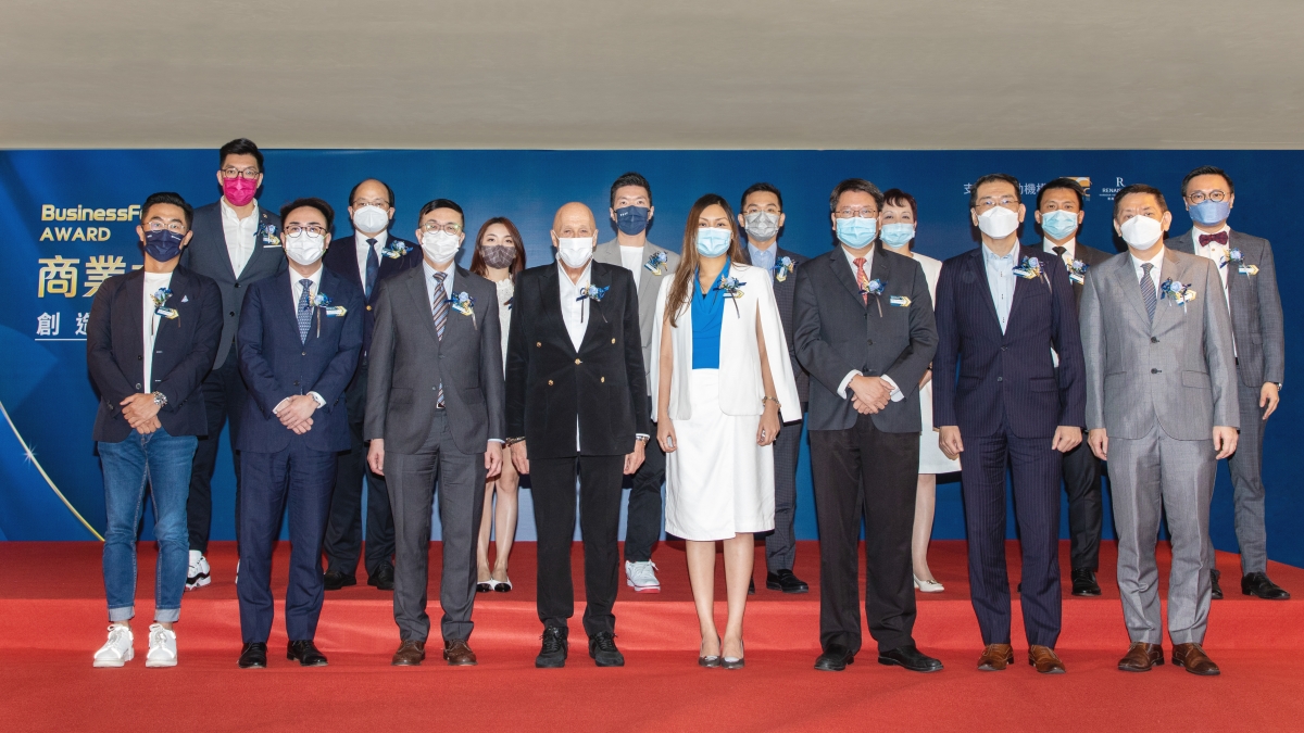 眾得獎者及嘉賓合照。