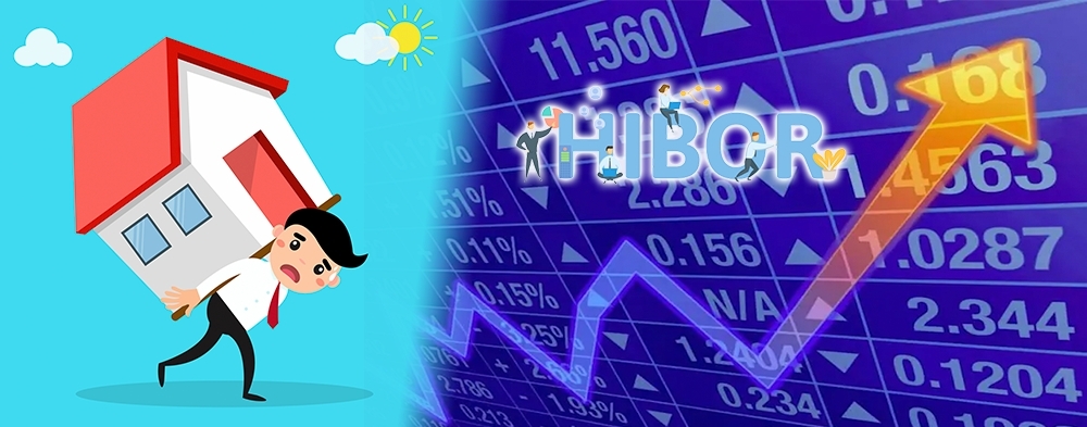 HIBOR升穿一厘,令供樓負擔增加。