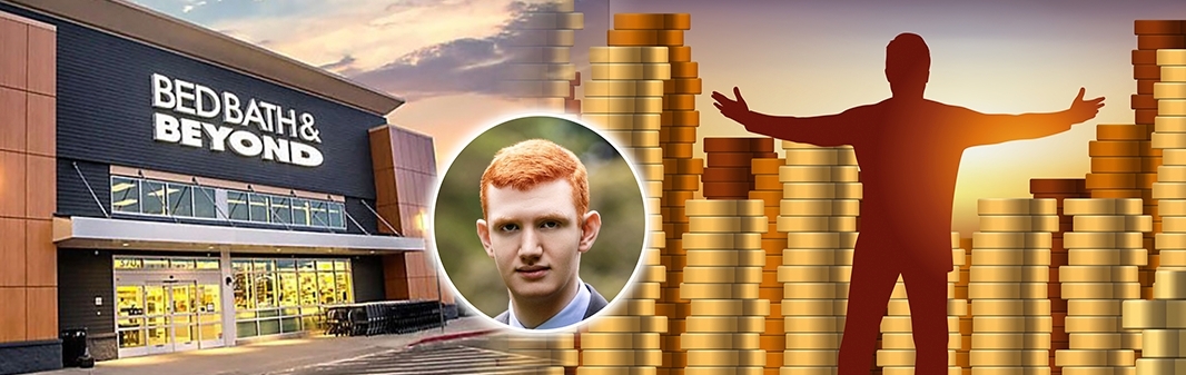 20歲的數學天才大學生Jake Freeman,藉買賣BBBY賺了1.1億美元。