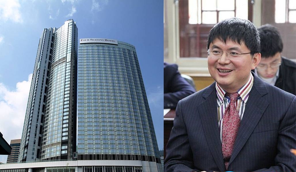 肖建華2017年1月在香港四季酒店遭人帶走返回內地,引起軒然大波。