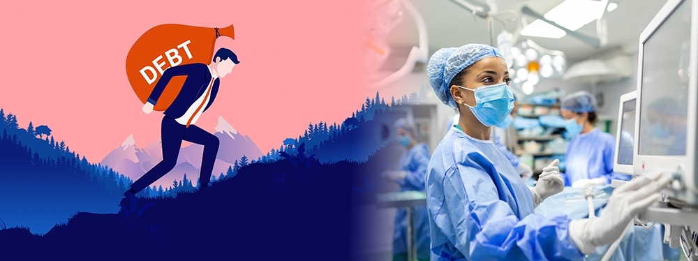 若理財不善胡亂消費,縱任職醫護收入穩定一樣可債務纏身。