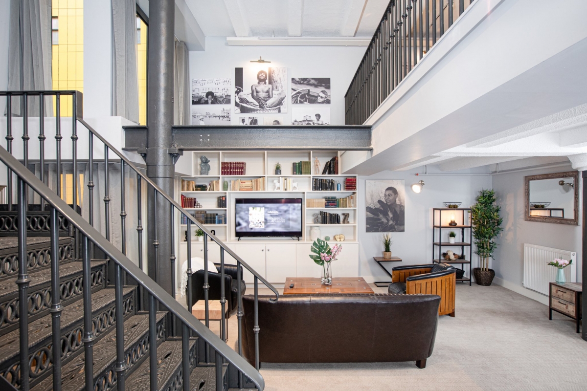 Tobacco Warehouse室內單位展示。