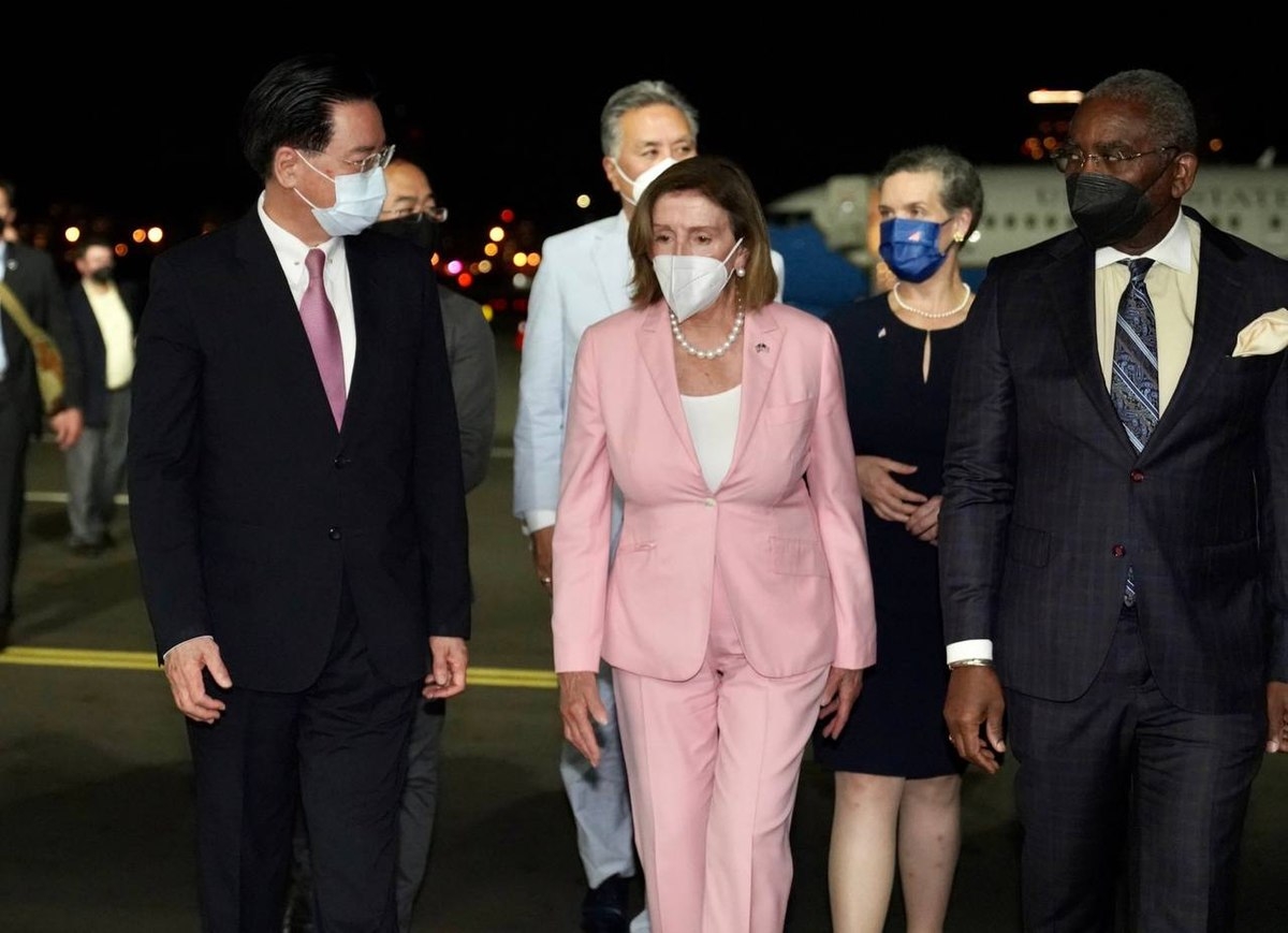 佩洛西指此行是為和平和友誼而來,亦會談就晶片議題交流。