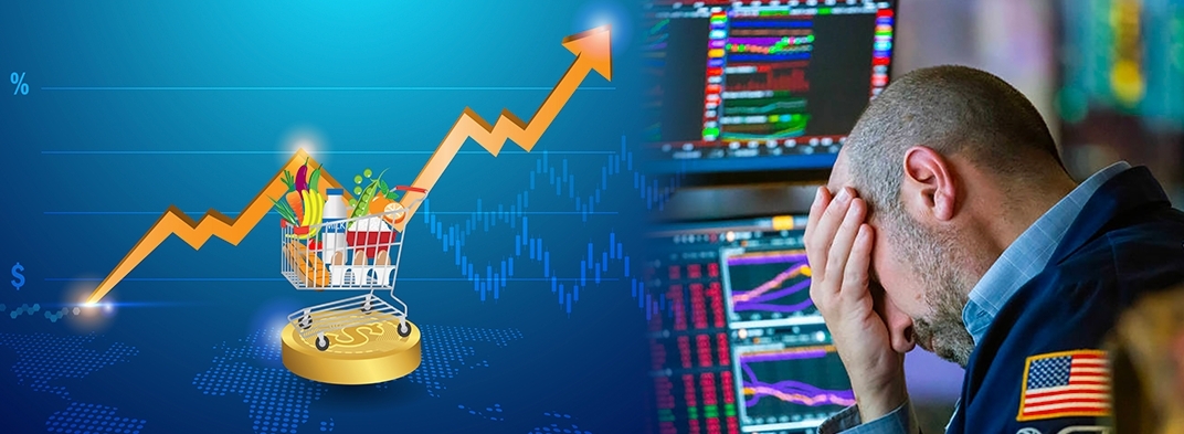 美國通脹率失控,觸發美股三大指數狂下瀉。