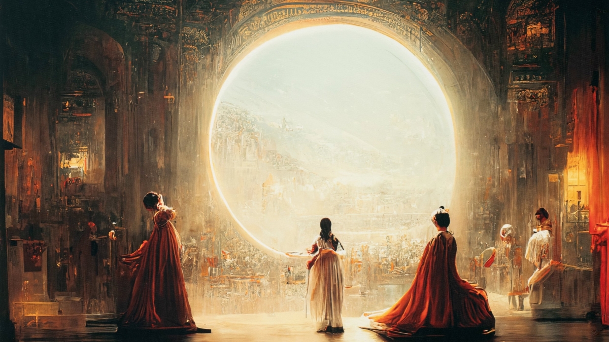 Jason Allen在創作《太空歌劇院》作品之前共創建了大約100幅作品，並在歷經數個星期的調整後終於選出當中最優秀的3張作品，參賽前再使用Gigapixel AI進行升級。