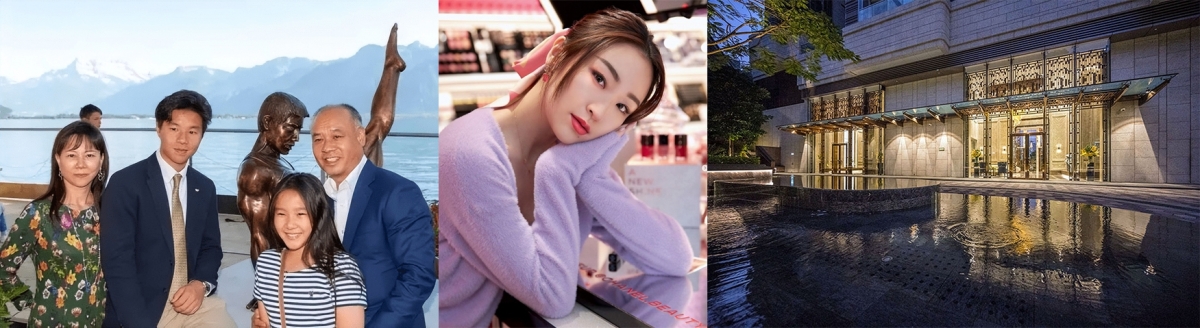 波老道21號買家非富則貴,包括李寧的妻子陳永妍(左一),富二代女模特兒黃祖貽(圖中紫衣少女)等。