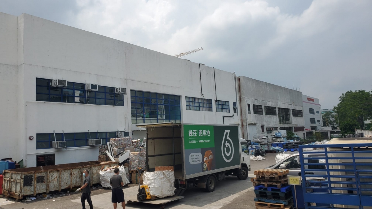 位於元朗創新園的「喵坊Mil Mill」回收廠,佔地逾2萬平方呎,
