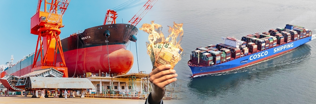 全球運費見頂，但中遠海控仍打算花200億大舉造新船。