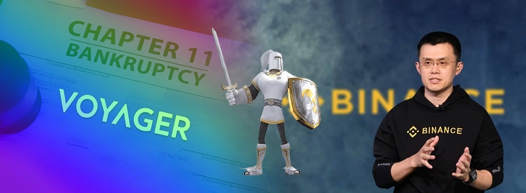 幣安趙長鵬做白武士,以10億美元收購瀕破產的Voyager。