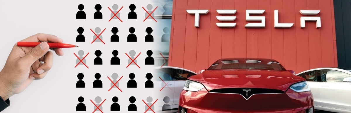 Tesla今年7月曾傳出裁員一成,未料現又傳出明年第一季會再裁員。