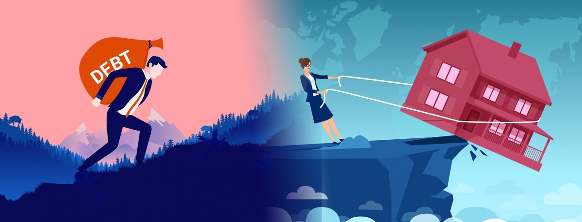 部分內房股負債沉重如無底深淵,勿亂撈底。