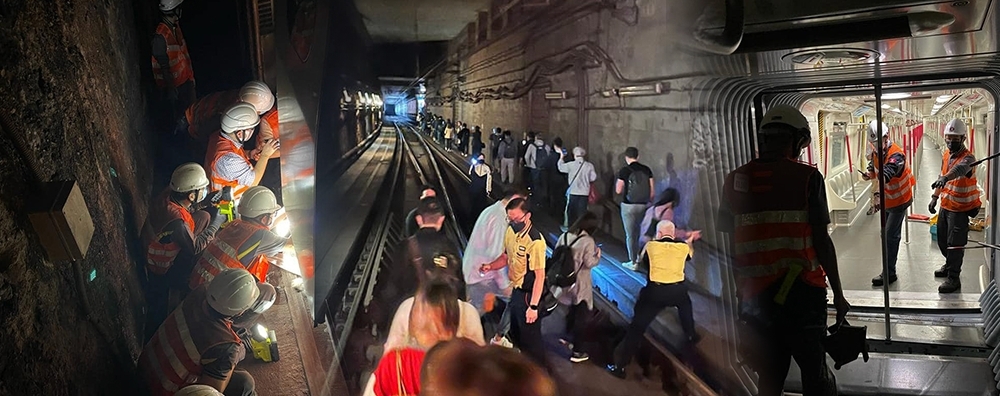 港鐵又有列車嚴重故障,將軍澳綫一度瀕癱瘓。