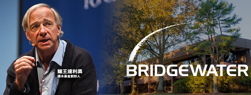 鱷王達里奧10月初淡出橋水後,它旗下兩基金即出現巨額虧損。