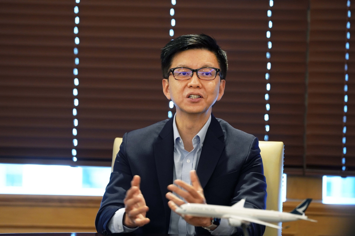 國泰航空與香港同迎來疫後復常轉機,林紹波在此刻成為國泰新舵手,他表示有一個很大的使命,就是要「為香港而重建國泰」。