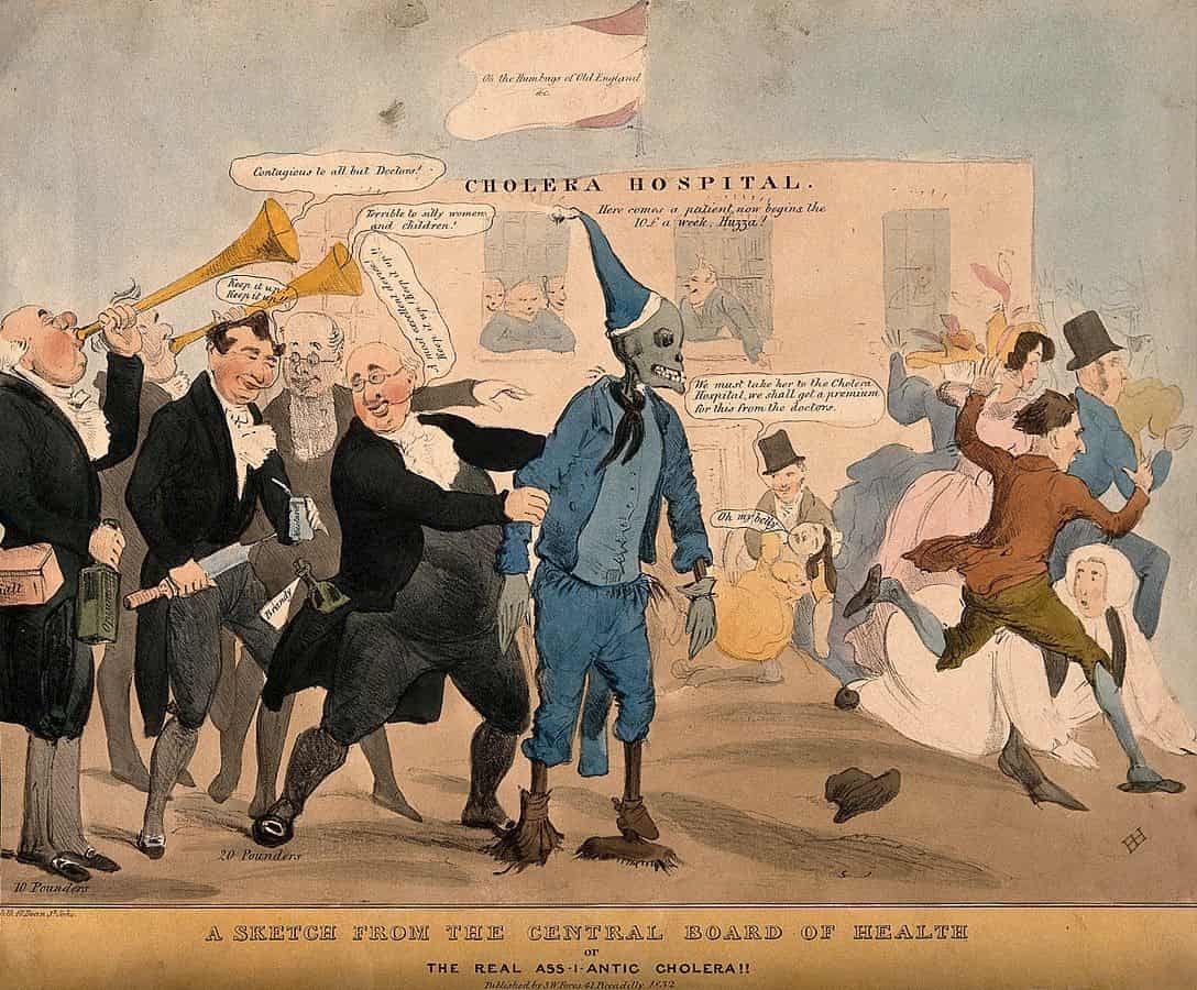 如我們以1821年作起點,1821年是第一次霍亂大流行(First cholera pandemic)。