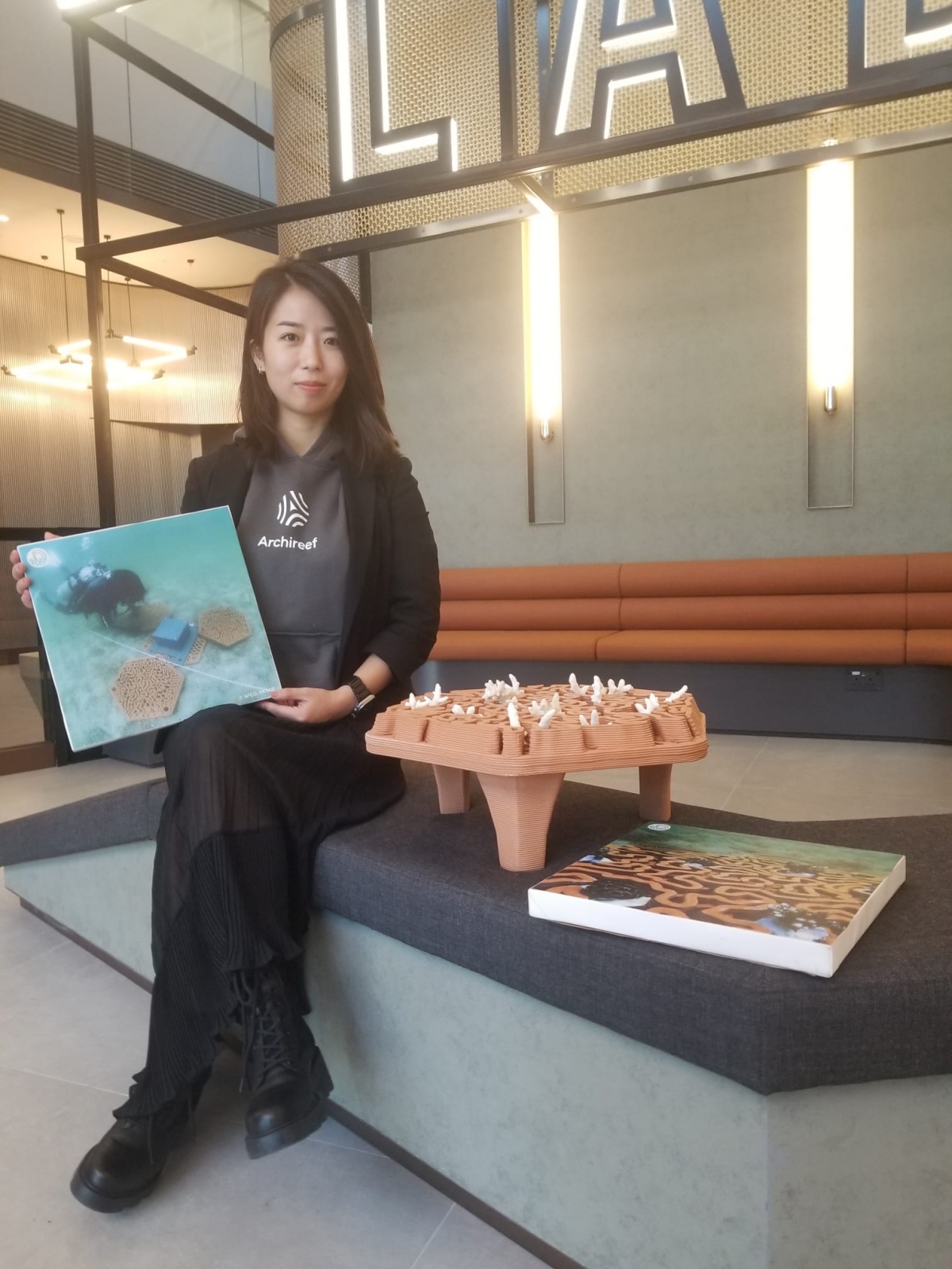 日前她接受《BusinessFocus》專訪,介紹她成立Archireef的歷程。