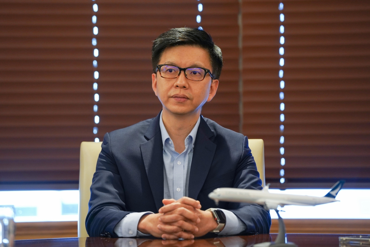 林紹波接受《BusinessFocus》訪問時坦言,作為新CEO需要團隊支持,又形容至今仍然留在國泰的員工「好有心」。