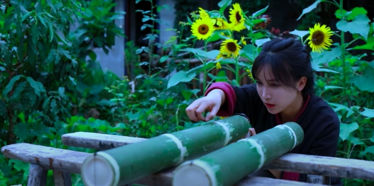 李子柒影片中作品走的返璞歸真風格，資深業者表示她停更多時掉粉嚴重，許多相同風格網紅崛起，未來她將面臨重重挑戰。