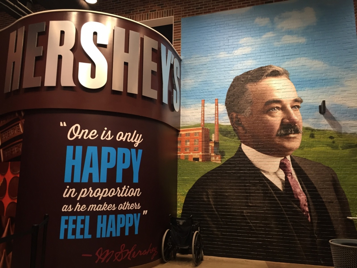 Hershey's得名源自公司創辦人Milton Hershey。
