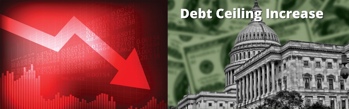 美國債務上限危機可導致股價狂瀉。