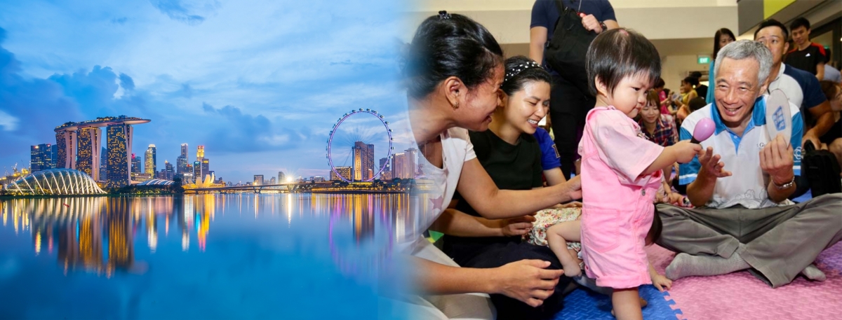 新加坡總理李顯龍不時呼籲年青夫婦生育,政府則從津貼及房屋等方面全面作出支持。