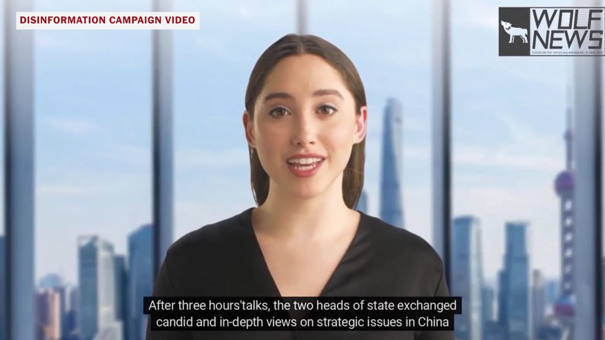 AI女主播稱中美大國合作可促進全球經濟復蘇。