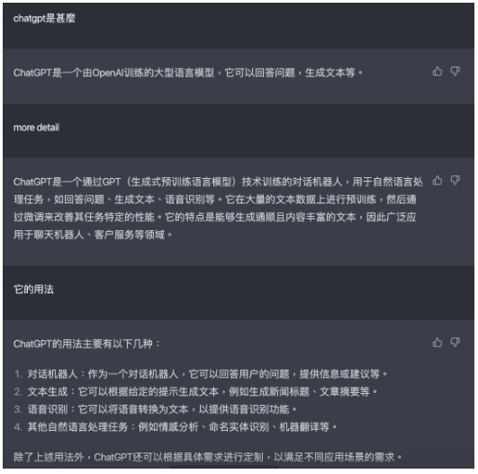 ChatGPT 對話截圖。