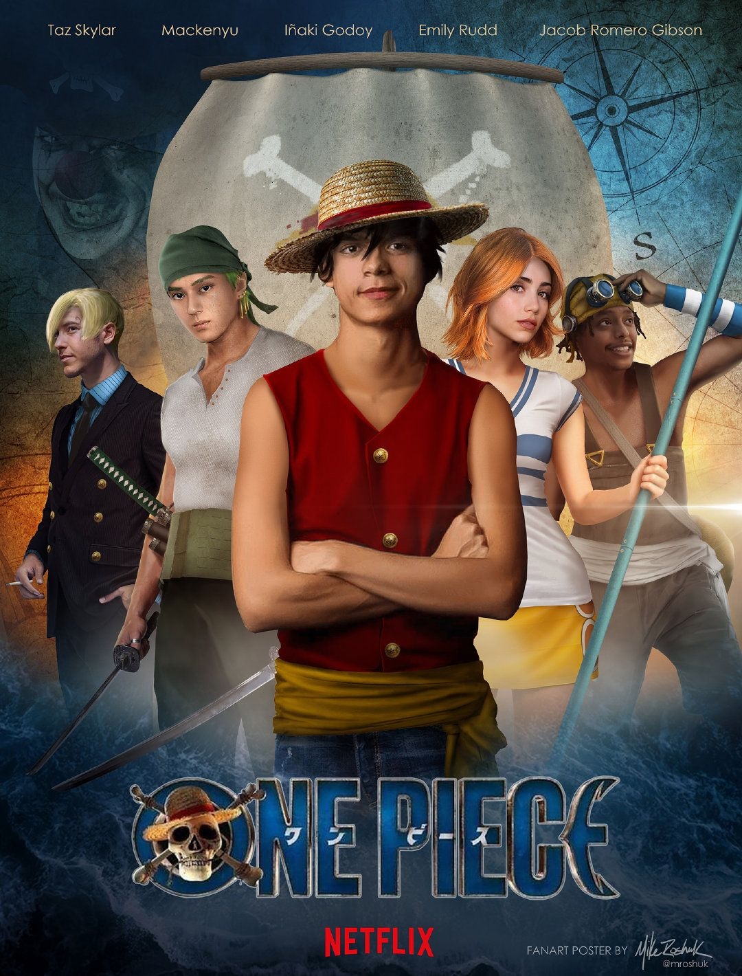 《海賊王》真人版影集將於今年在Netflix開播。