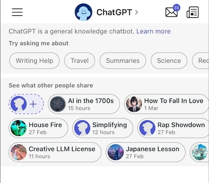 香港的市民現在已能通過手機應用程式「Poe」，選擇ChatGPT為問答工具。