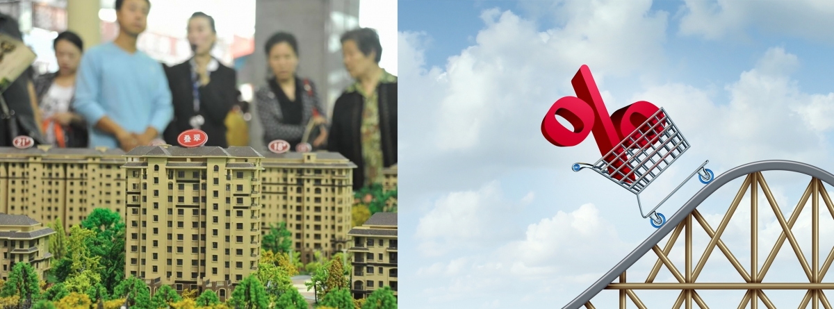 加息潮觸發樓價大跌,不少內地地產富豪均陷財困。