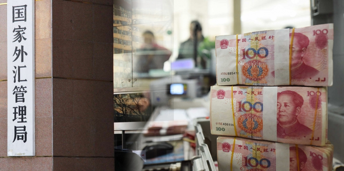 中國對外滙的流出管制極嚴。