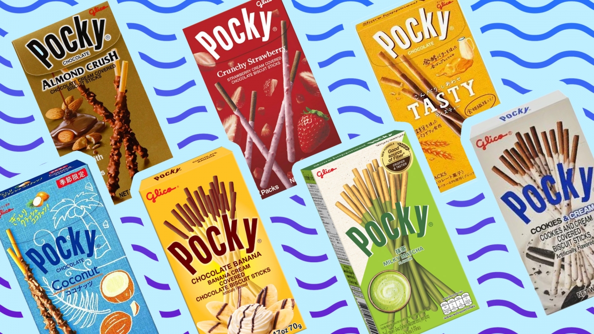 各種特別口味的Pocky。