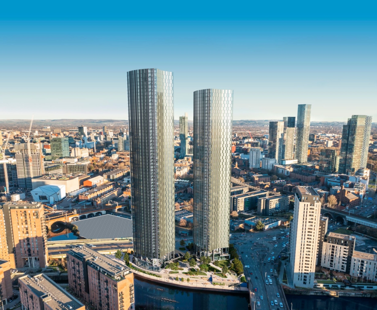 Renaker打造全新曼徹斯特市中心河畔擎天住宅Vista River Gardens(圖片由Ashton Hawks提供)