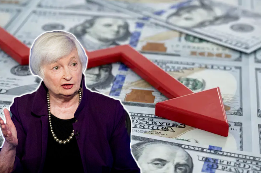 美國財長耶倫警告,美國最快6月1日便會債務違約。