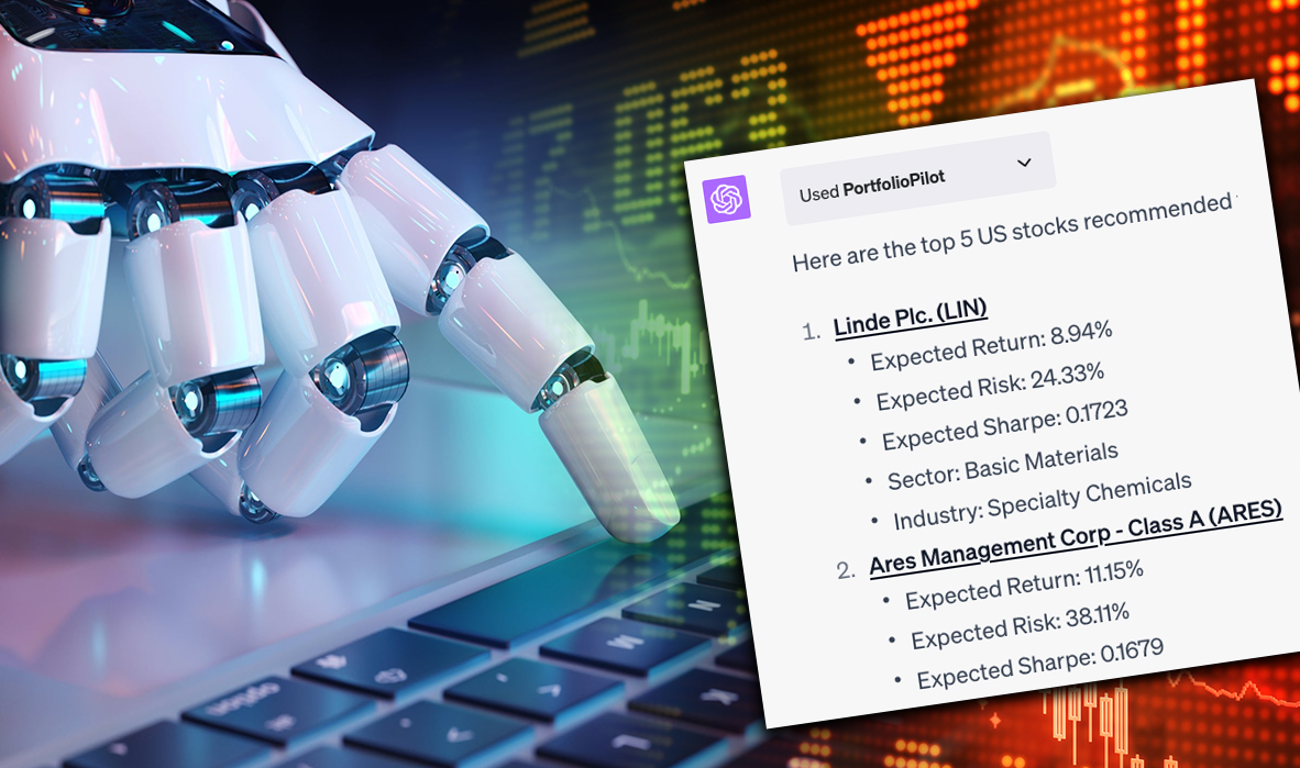 ChatGPT投資助手選出的五大美股，不包含科技股。