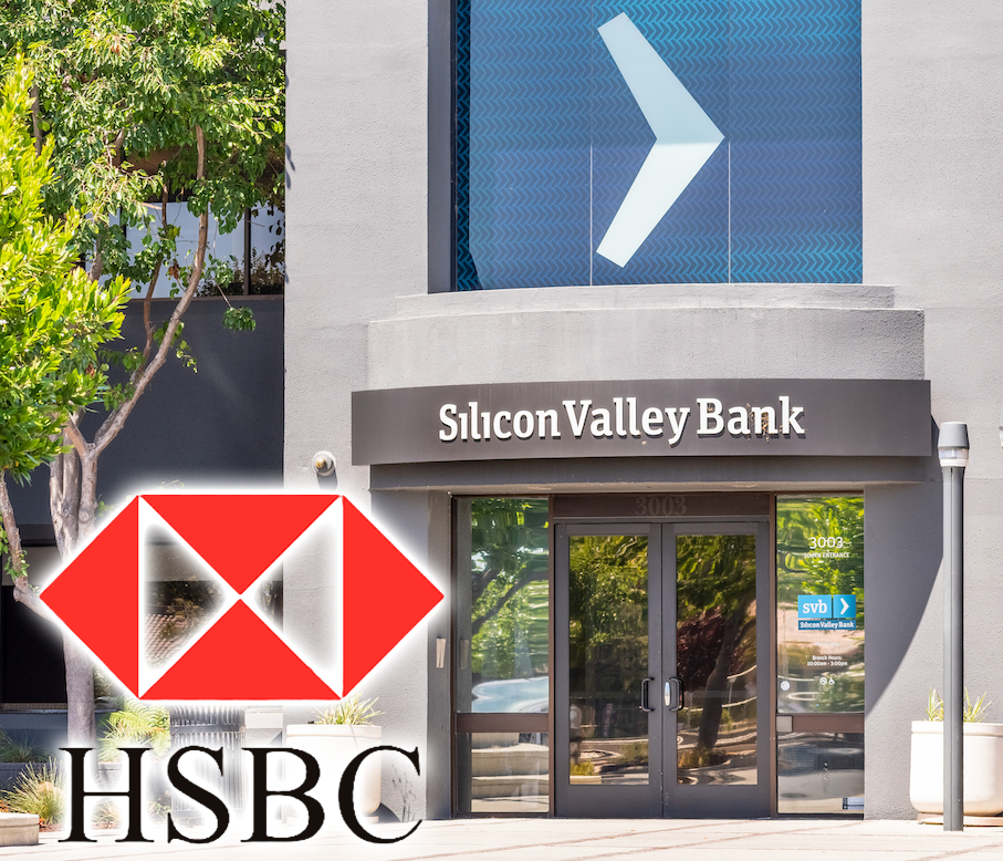 滙豐3月時以1英鎊收購SVB UK曾令股價跌穿50元大關。