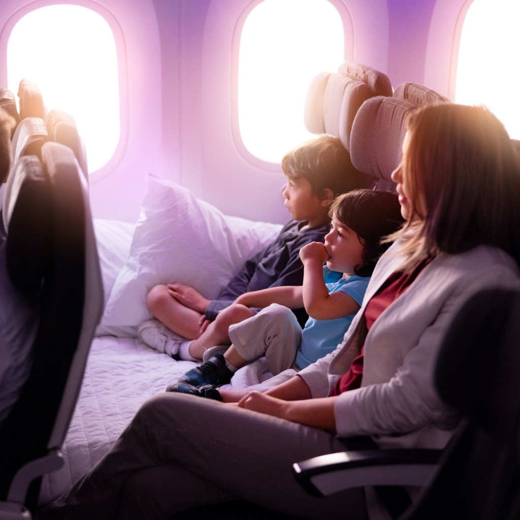 紐西蘭航空2011年推出的Skycouch。