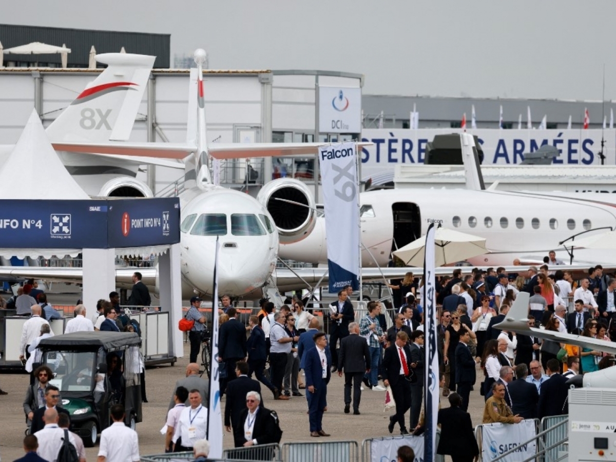 巴黎航空展(The Paris Air Show)因疫情停辦一年後,暌違4年終於在昨日(19日)重辦。