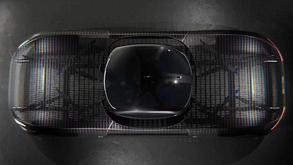 「Model A」形似一輛跑車,配有4個輪胎,整體結構呈鏤空形態。