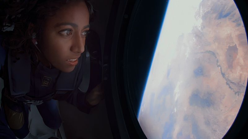 升到約8.7萬米的太空邊界後,乘客將體驗幾分鐘的失重狀態,同時有機會俯瞰整個地球。