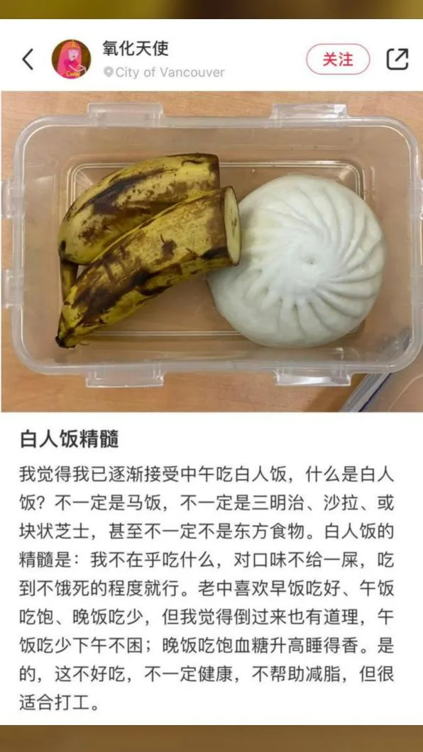 内地網民甚至開始研製中式「白人飯」。