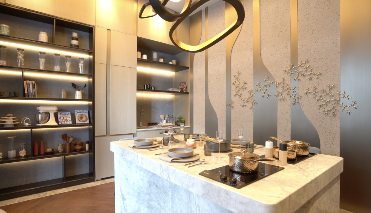 園林宴會廳中除了可以透過玻璃窗觀賞室外景觀，即使是同一地點，住客亦可舉辦不同風格的派對