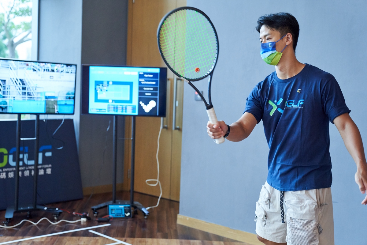 為專業運動員及而設的新一代網球比賽及訓練實時分析,今次大眾入場即可親身一試。