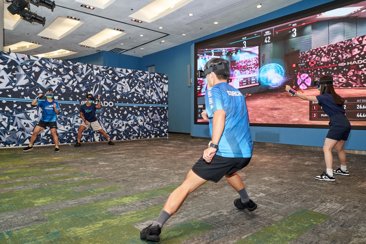 近年從日本引入香港的電子閃避球AR運動,易學易玩。