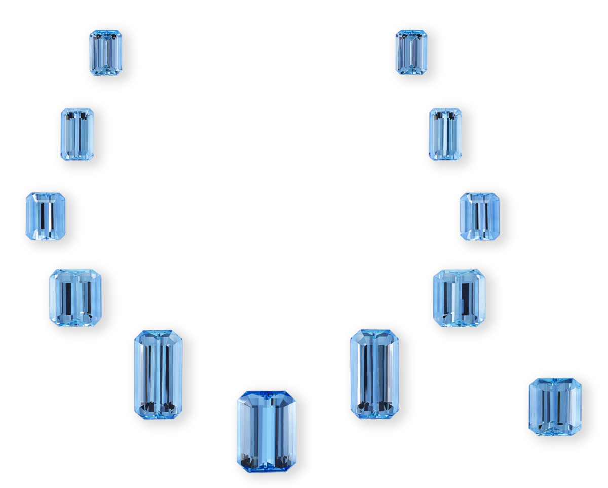 「聖瑪利亞」海藍寶石裸石套裝,Constantin Wild
