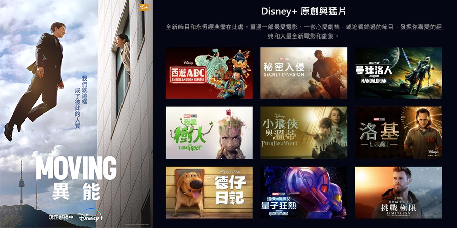 Disney+的皇牌劇《異能》全球大熱。