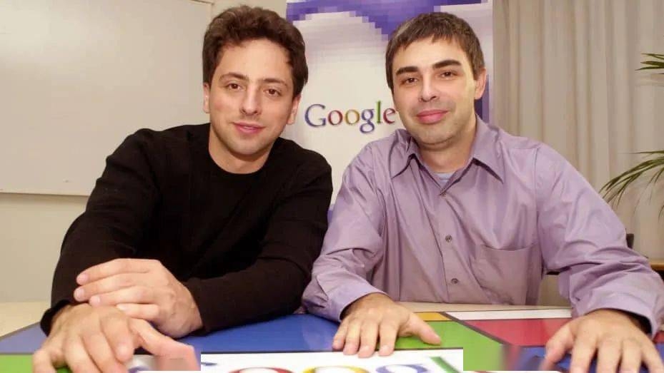 Sergey Brin（左）擁有逾1,100億美元（約8,580億港元）身家，右為另一位Google創辦人Larry Page。